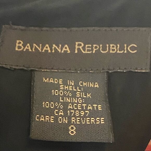 Banana Republic Women’s Floral Silk Dress Size 8 📦 - Picture 7 of 8